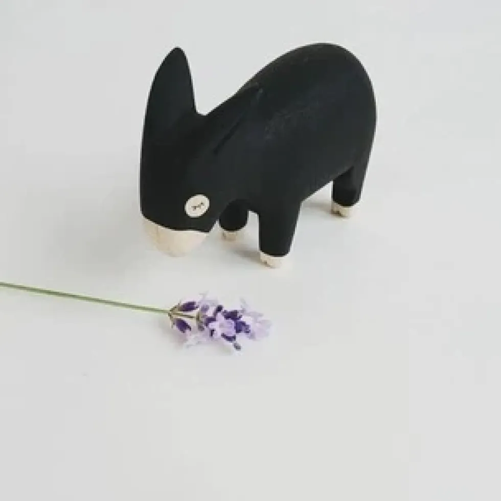 Pole Pole Wooden Animal Donkey