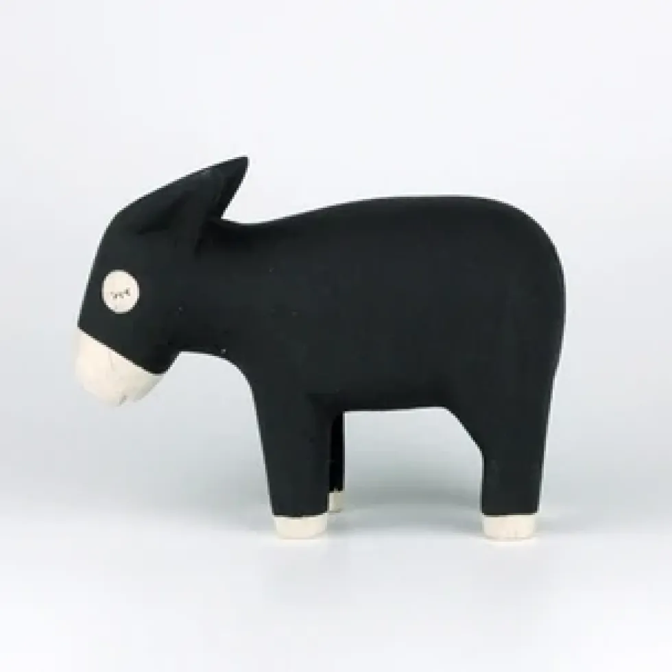 Pole Pole Wooden Animal Donkey