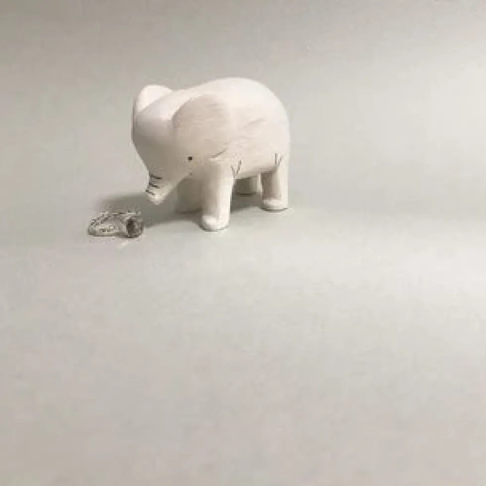 Pole Pole Wooden Animal Elephant