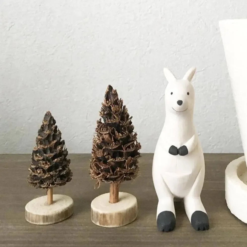 Pole Pole Wooden Animal Kangar