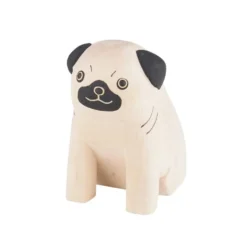 Pole Pole Wooden Animal Pug