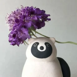 Pole Pole Wooden Animal Racoon