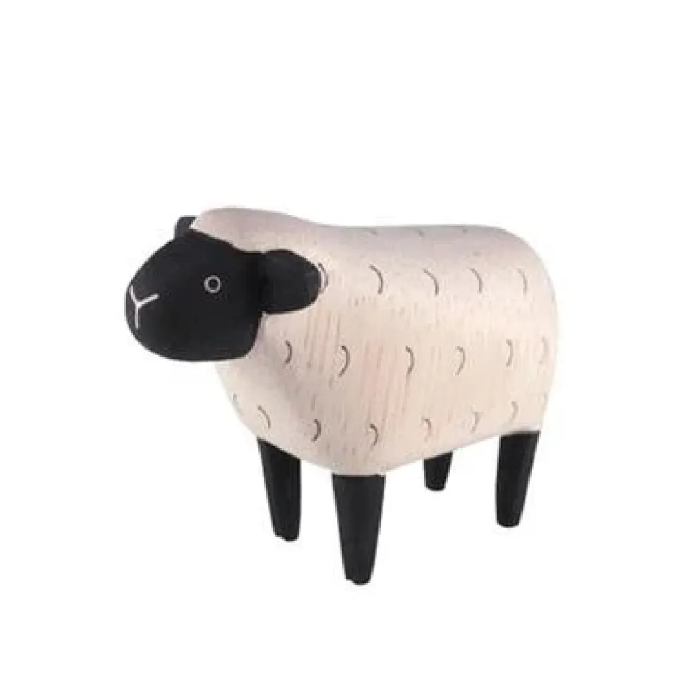 Pole Pole Wooden Animal Sheep