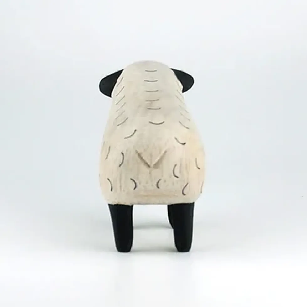 Pole Pole Wooden Animal Sheep