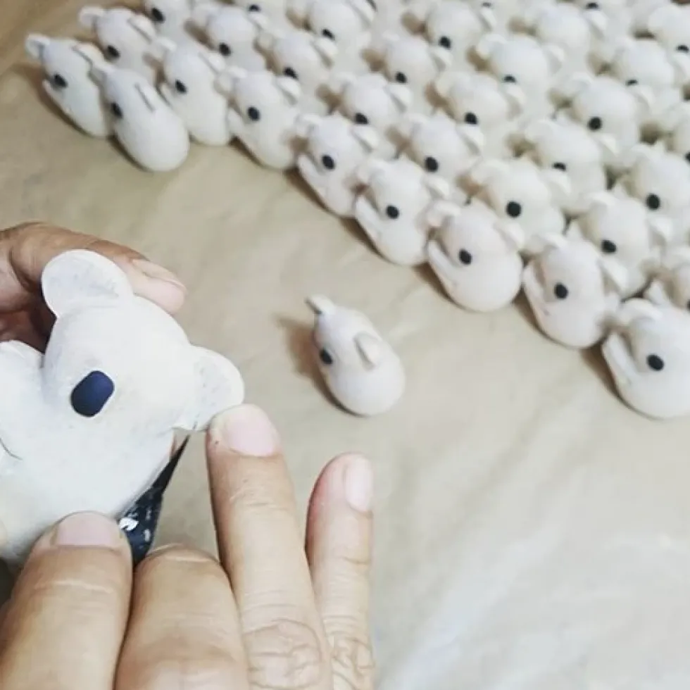 Pole Pole Wooden Animal Sloth