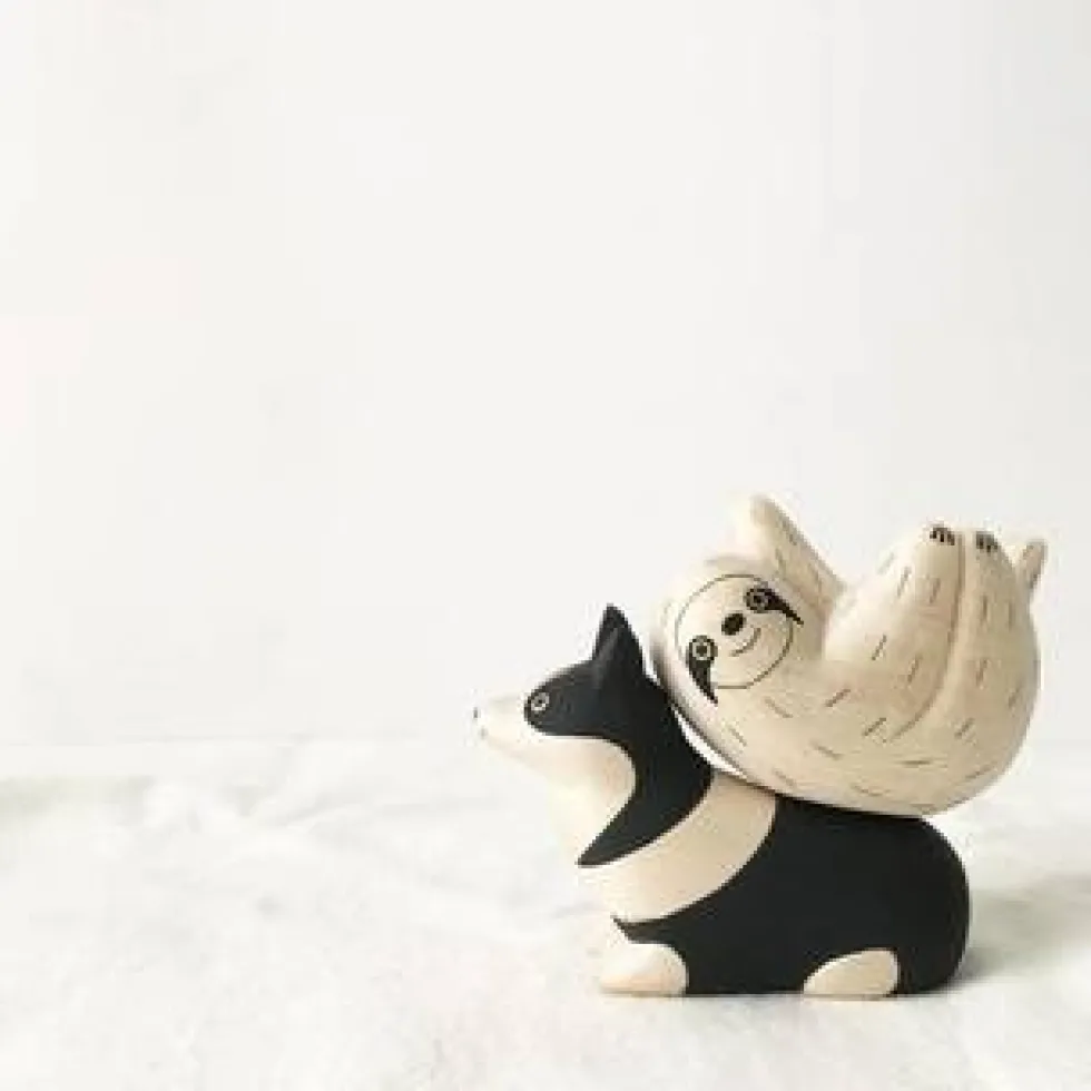 Pole Pole Wooden Animal Sloth
