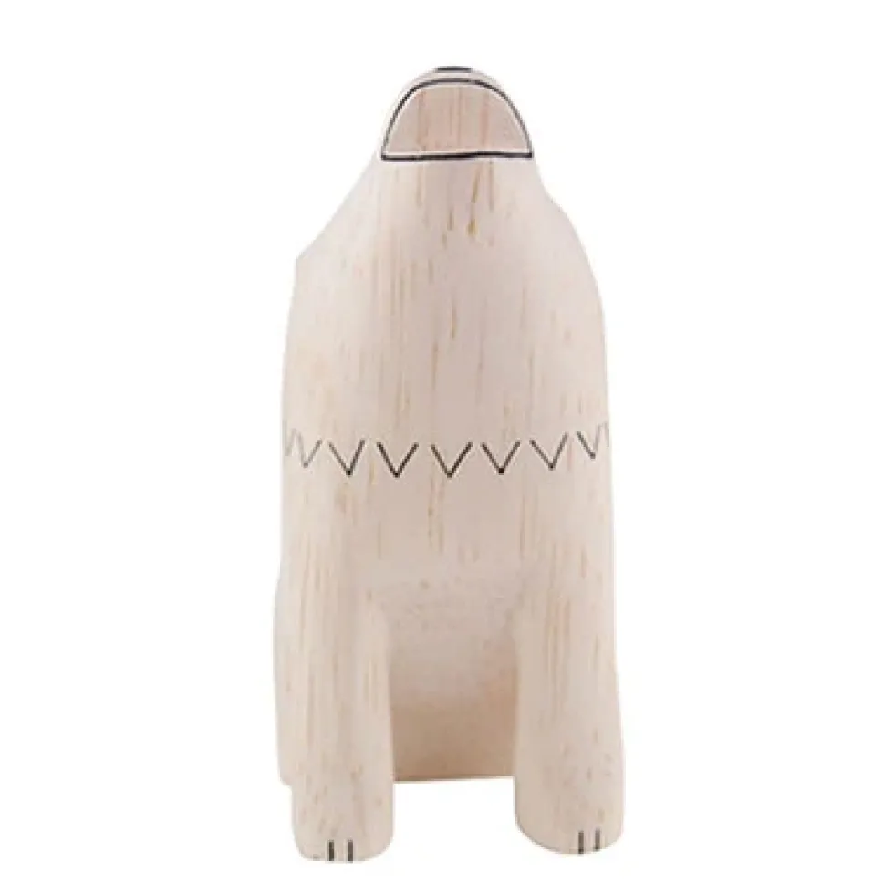 Pole Pole Wooden Animal Wolf
