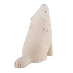 Pole Pole Wooden Animal Wolf