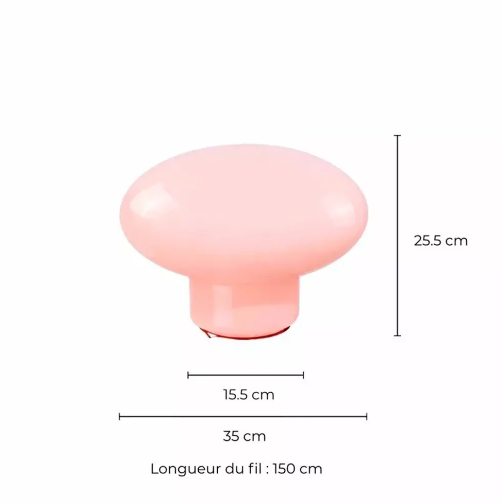 Pop Ovalie XXL Table Lamp - Pink