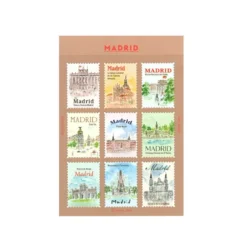 Poststamp Stickers L'après-midi // Madrid 1