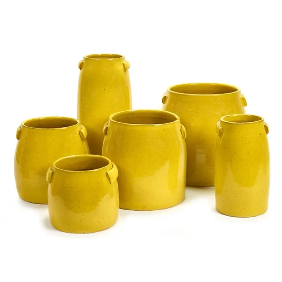 Pot Tabor M D25xH24 Yellow