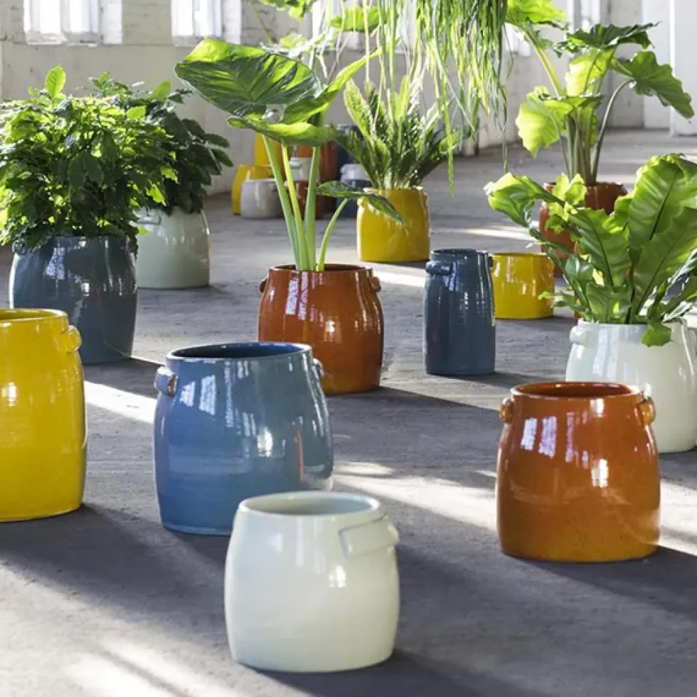 Pot Tabor M D25xH24 Yellow