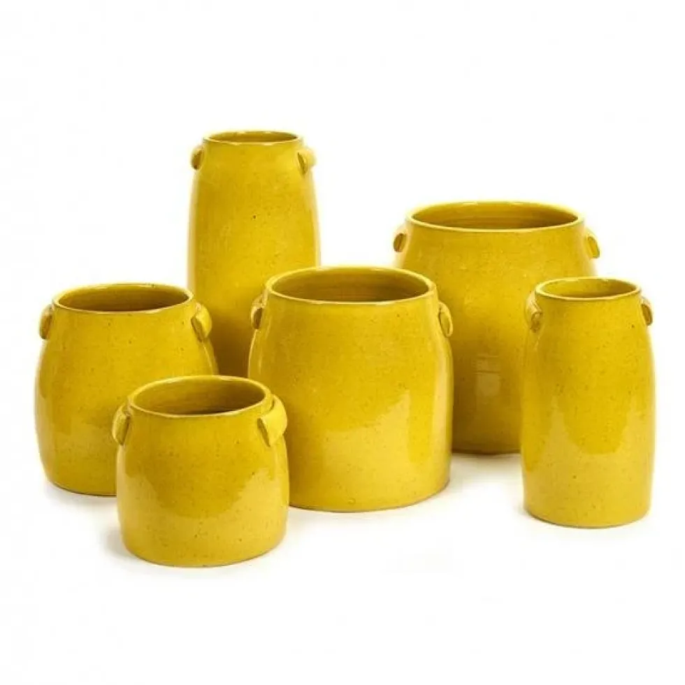 Pot Tabor S D22xH19 Yellow