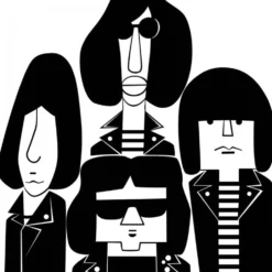Ramones Giclée Print A5
