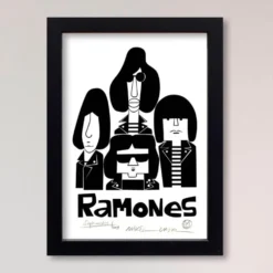 Ramones Giclée Print A5