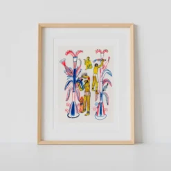 Recolección del Maíz Giclée Print
