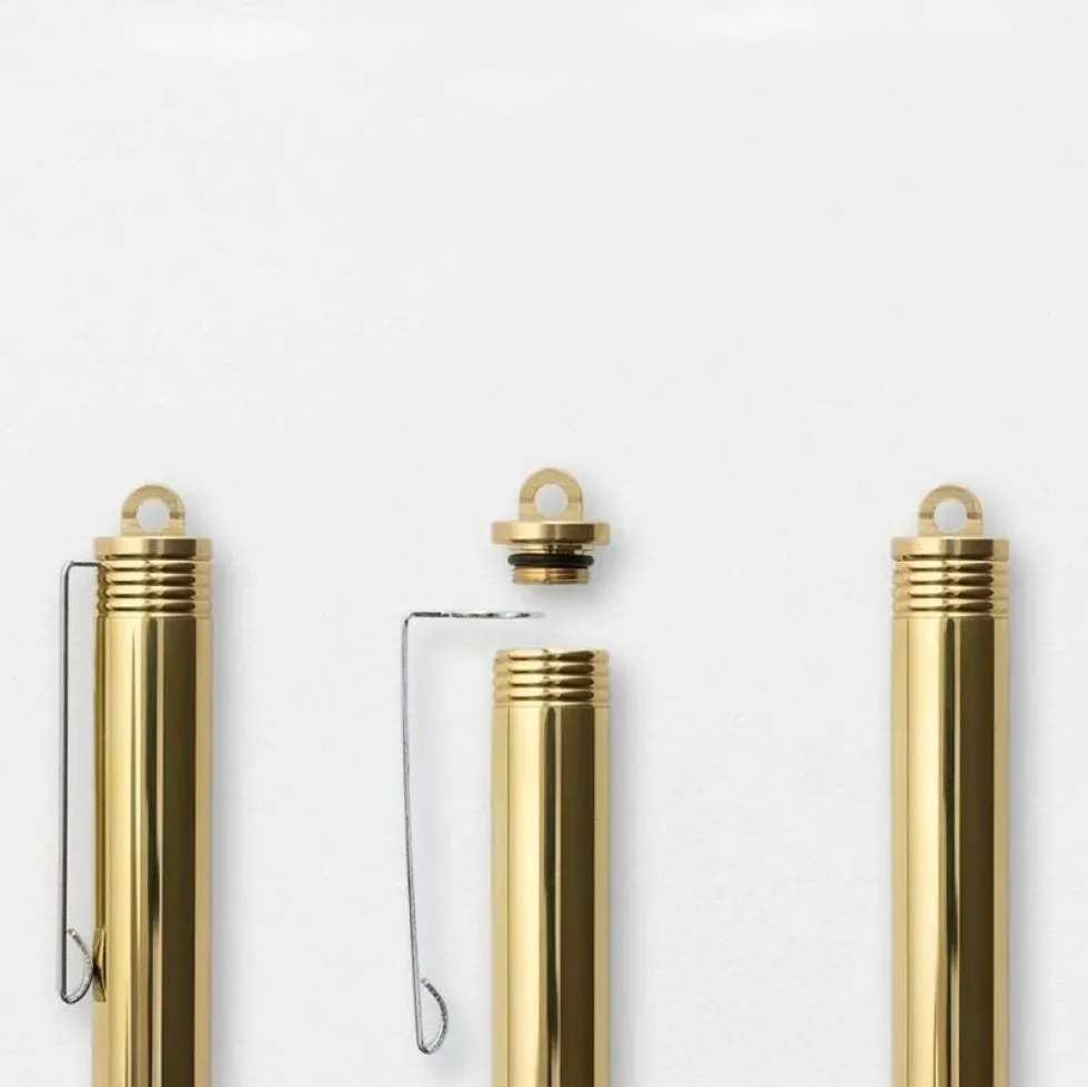 Replacement Clip for Ballpoint Pen, Pencil, Rollerball, Fountain Pen Brass TCR