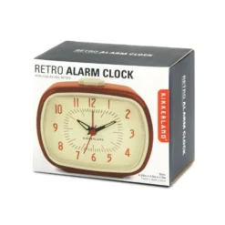 Retro Alarm Clock Red