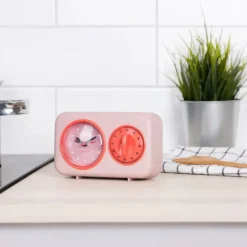 Retro Kitchen Timer - Pink