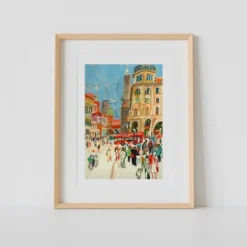 Rizzoli Street Bologna Giclée Print
