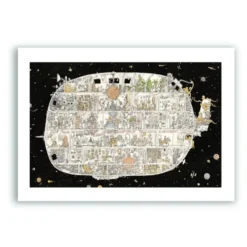 Rocket Giclée Print A4