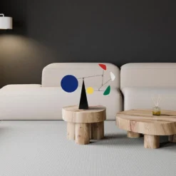 Roma Móvil de Mesa Metálico