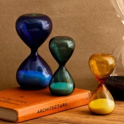 Sandglass L 15min Blue