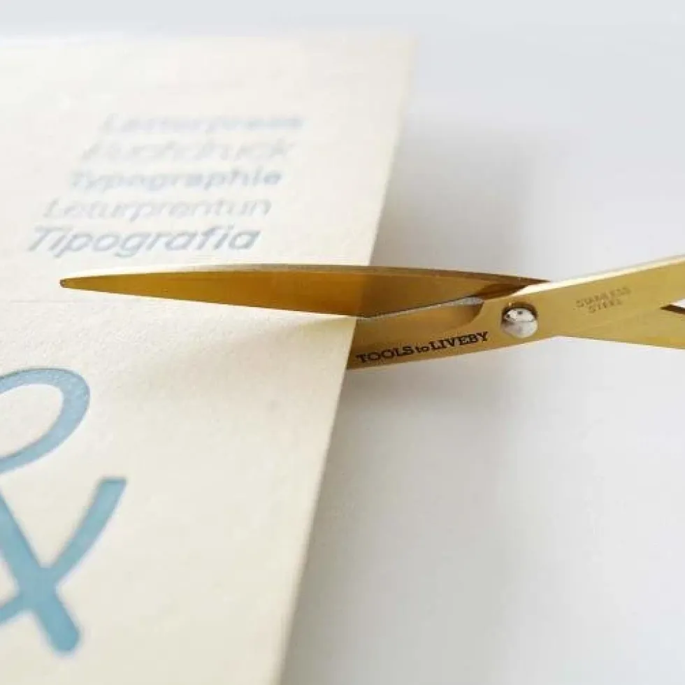 Scissors 6.5" Gold