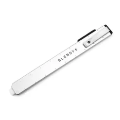 Slendy Thin Steel Eraser Holder Silver