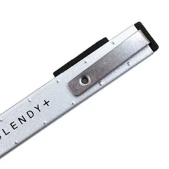 Slendy Thin Steel Eraser Holder Silver
