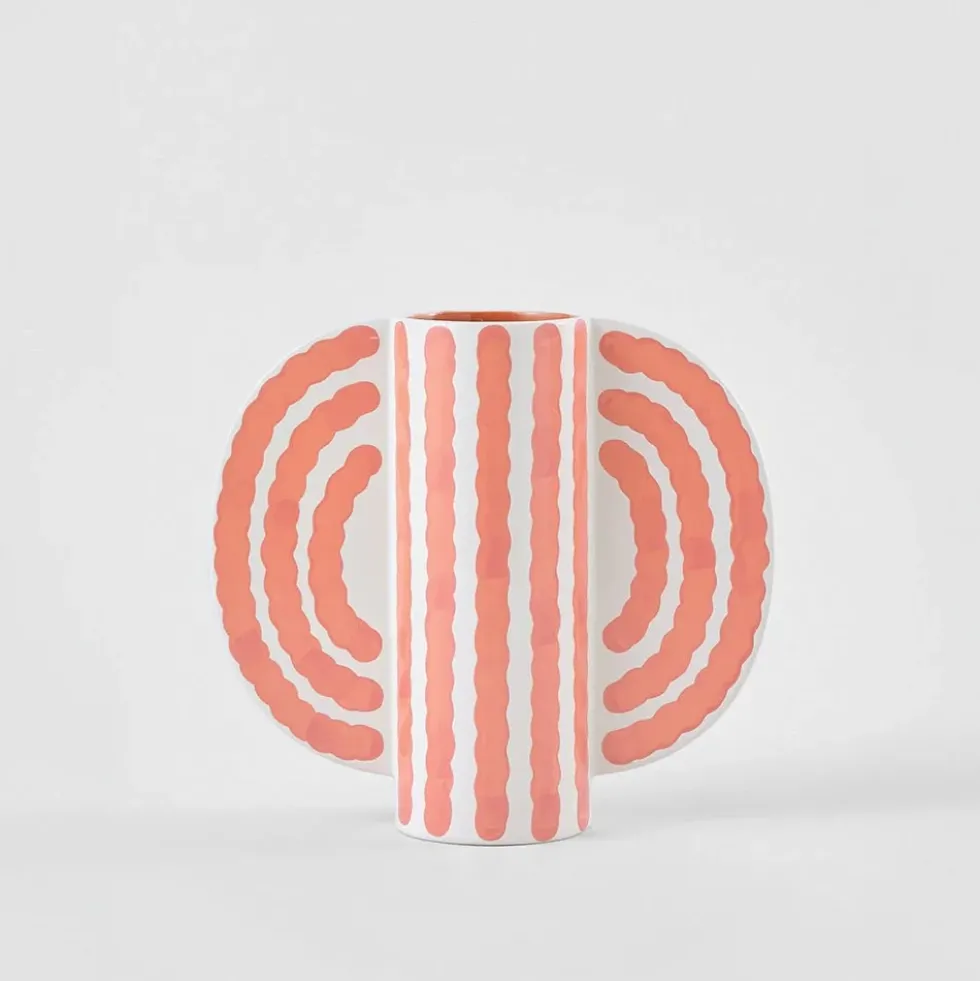 Small Butterfly Vase Pink