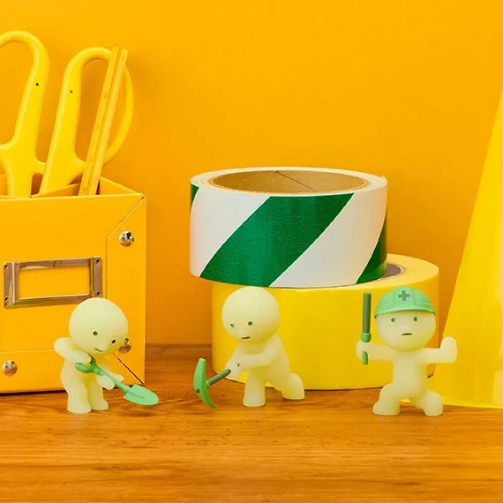 Smiski Glow in the Dark Construction Series