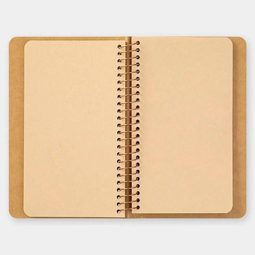 Spiral Ring Notebook A6 Slim DW Kraft Paper