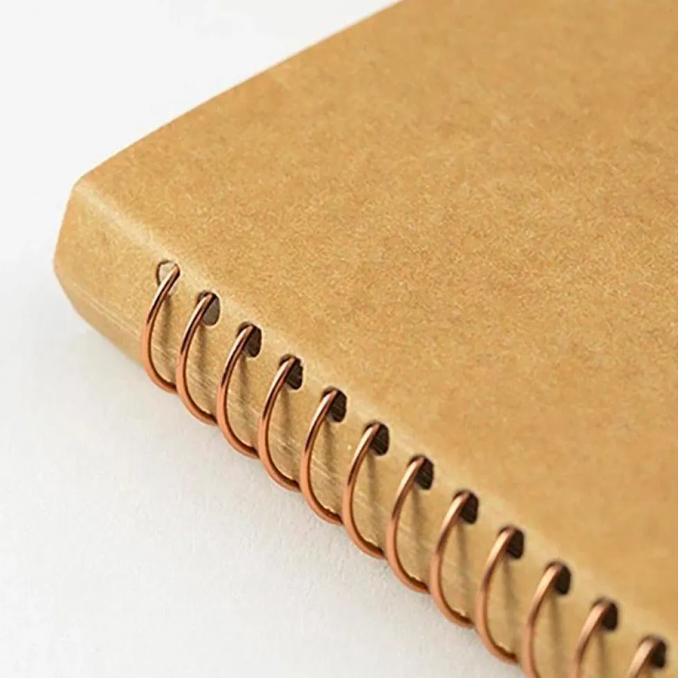 Spiral Ring Notebook A6 Slim DW Kraft Paper