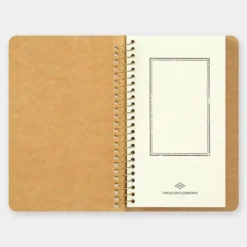 Spiral Ring Notebook A6 Slim Paper Pocket