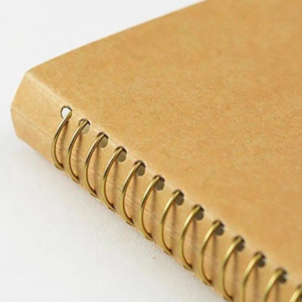Spiral Ring Notebook A6 Slim Paper Pocket