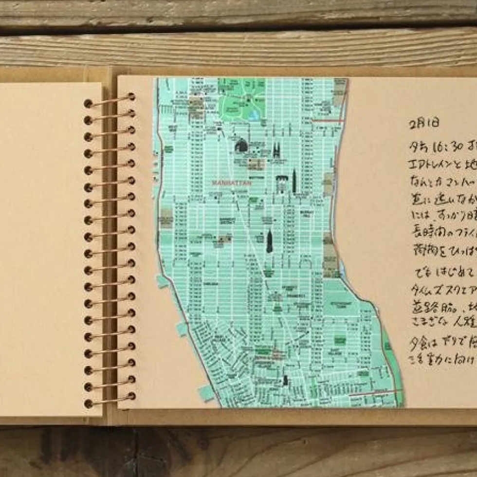 Spiral Ring Notebook B6 DW Kraft