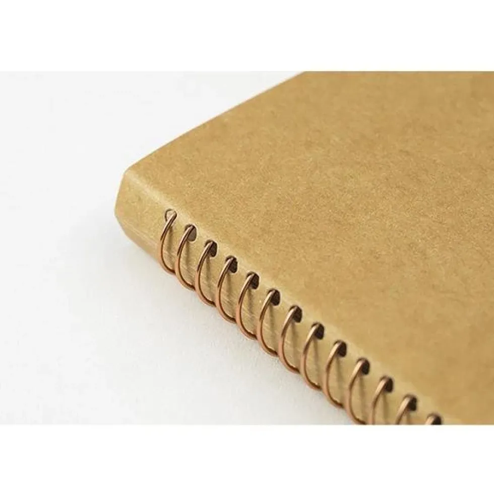 Spiral Ring Notebook B6 DW Kraft