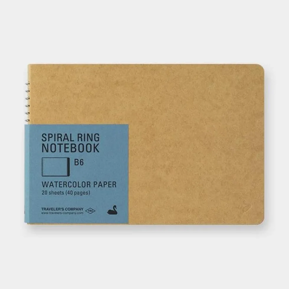 Spiral Ring Notebook B6 Watercolor Paper