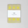 Squares Oat Yellow Cotton Tea Towel