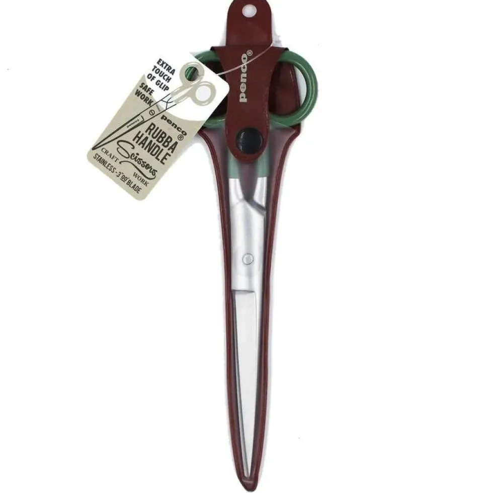 Stainless Steel Scissors L Red