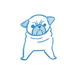 Stamp KORI JIRUSHI Large Pug