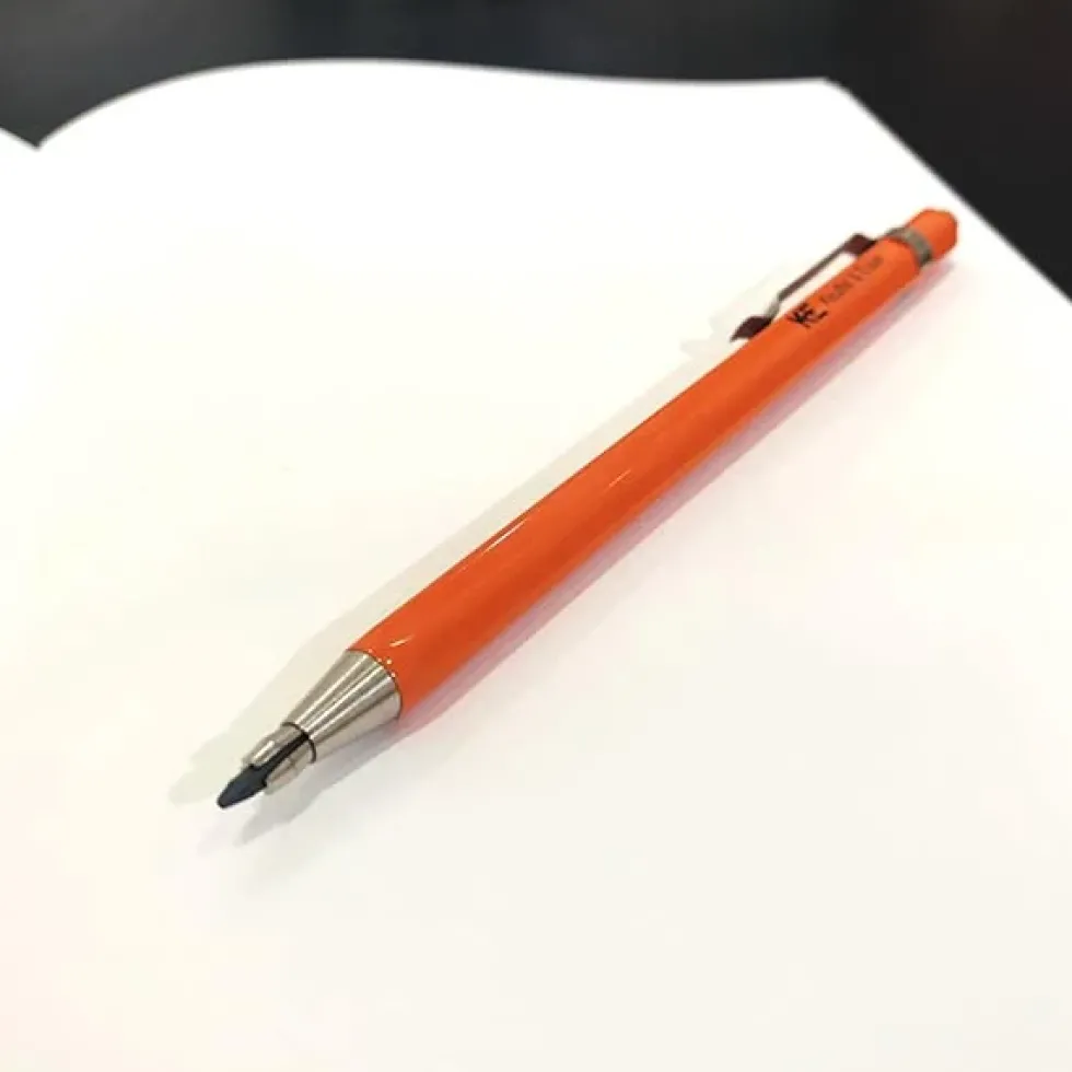 Steel Mechanical Pencil 2mm Orange