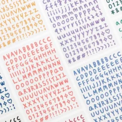 Sticker Calli Alphabet (set of 10)