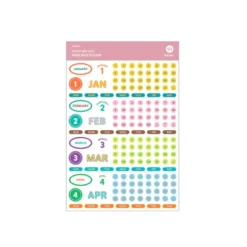 Sticker Diary Date 03 Vintage
