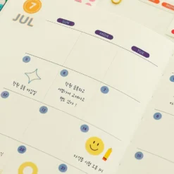 Sticker Diary Date 04 Vivid