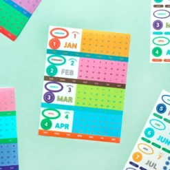 Sticker Diary Date 04 Vivid