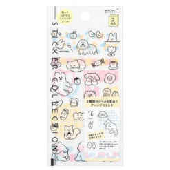 Sticker 2644 Two Sheets Cute Motif