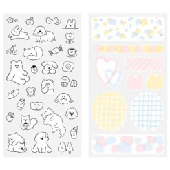 Sticker 2644 Two Sheets Cute Motif