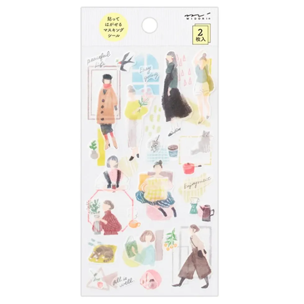 Sticker 2637 Two Sheets Fashion